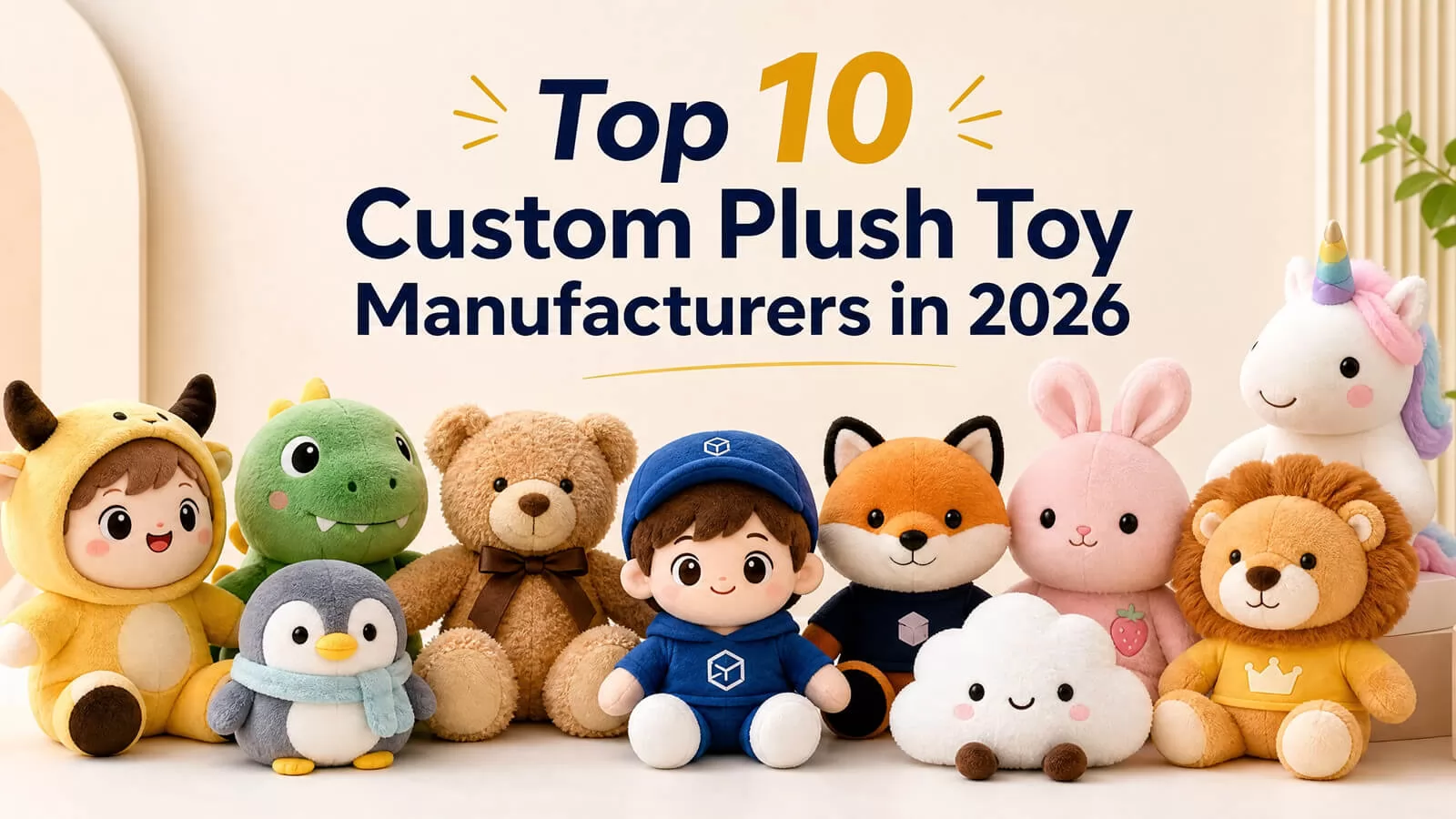 Top 10 Custom Plush Toy Manufacturers in 2026